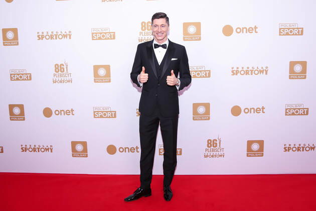 09.01.2021 Warszawa 86. Plebiscyt na Najlepszego Sportowca Polski 2020 Roku Gala Mistrzow Sportu 2020 N z Robert Lewandowski Foto Adam Starszynski PressFocus NEWSPIX.PL --- Newspix.pl POLISH SPORTS AWARDS OF PRZEGLAD SPORTOWY IN WARSAW Robert Lewandowski is the best Polish athlete 2020  20210109PF_AS031