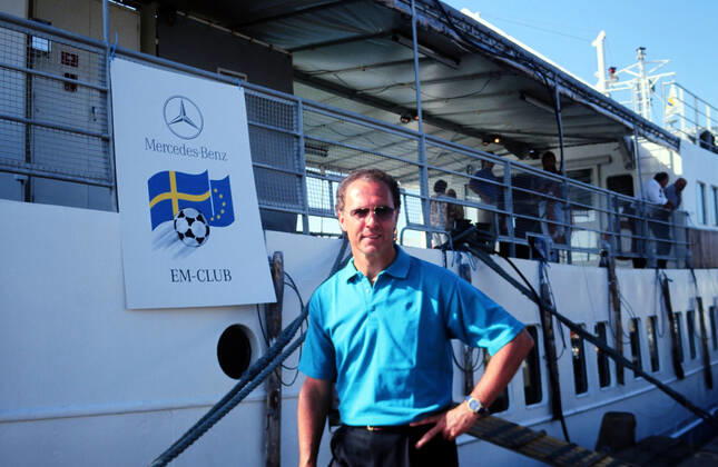 26.06.92 Dänemark - Deutschland Schweden, Göteborg, 26.06.1992, Fussball, UEFA EM Europameisterschaft 1992 in Schweden, Finale, Dänemark DFB Deutschland (2:0): Franz Beckenbauer.