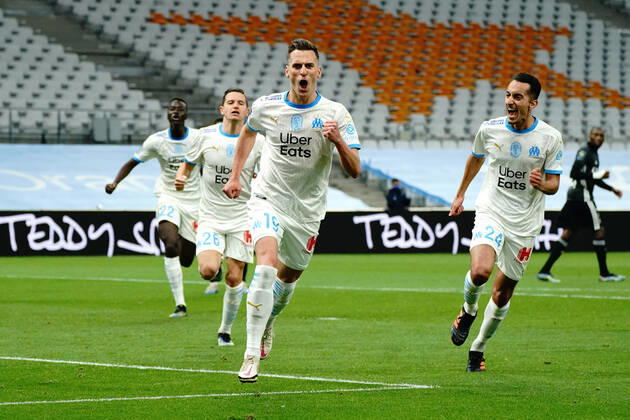 FOOTBALL : Olympique de Marseille vs Olympique Lyonnais - Ligue 1 Uber Eats - Marseille - 28 02 2021 NorbertScanella PanoramiC