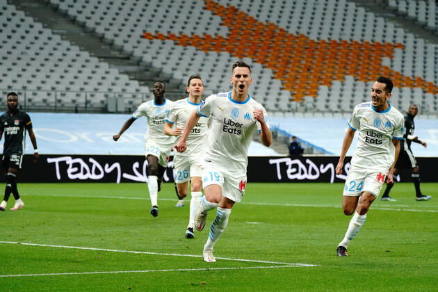 FOOTBALL : Olympique de Marseille vs Olympique Lyonnais - Ligue 1 Uber Eats - Marseille - 28 02 2021 NorbertScanella PanoramiC