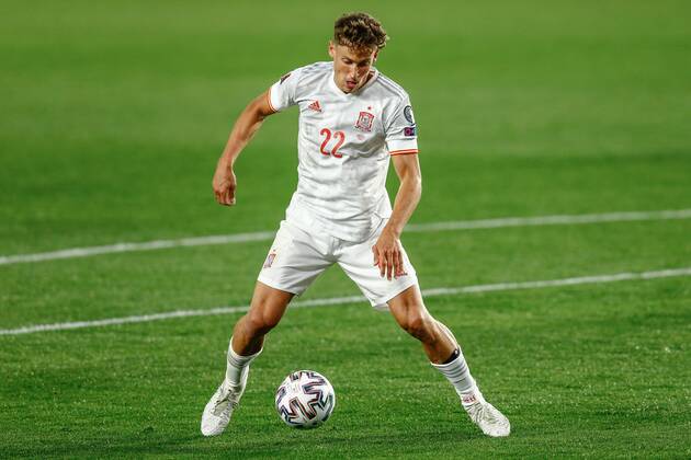 Mandatory Credit: Photo by Pressinphoto Shutterstock (11832906bi) Marcos Llorente of Spain Spain vs Greece, Qatar 2022 World Cup, qualifiyng round, group B, date 1. Football, Nuevo Los Carmenes Stadium, Granada, Spain - 25 mar 2021 Editorial use only Spain vs Greece, Qatar 2022 World Cup, qualifiyng round, group B, date 1. Football, Nuevo Los Carmenes Stadium, Granada, Spain - 25 mar 2021 Editorial use only Copyright: xPressinphoto Shutterstockx 11832906bi
