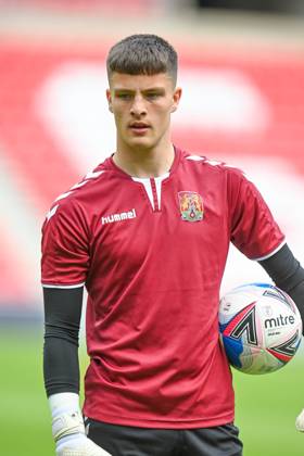 Sunderland v Northampton Town EFL Sky Bet League 1 09 05 2021. Goalkeeper Charlie Woods ( 36) of Northampton Town FC during the warm up before the EFL Sky Bet League 1 match between Sunderland AFC and Northampton Town at the Stadium Of Light, Sunderland, England on 9 May 2021. Editorial use only DataCo restrictions apply See www.football-dataco.com , Copyright: xMalcolmxMackenziex PSI-12732-0025