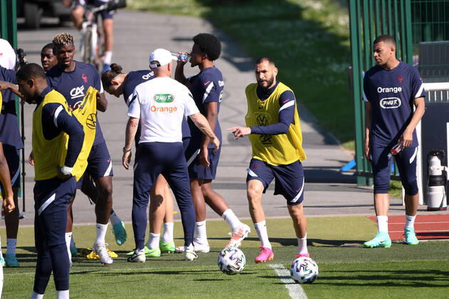 19 KARIM BENZEMA (FRA) FOOTBALL : Equipe de France - Entrainement - UEFA EURO, EM, Europameisterschaft,Fussball 2020 - 31 05 2021 AnthonyBIBARD FEP Panoramic