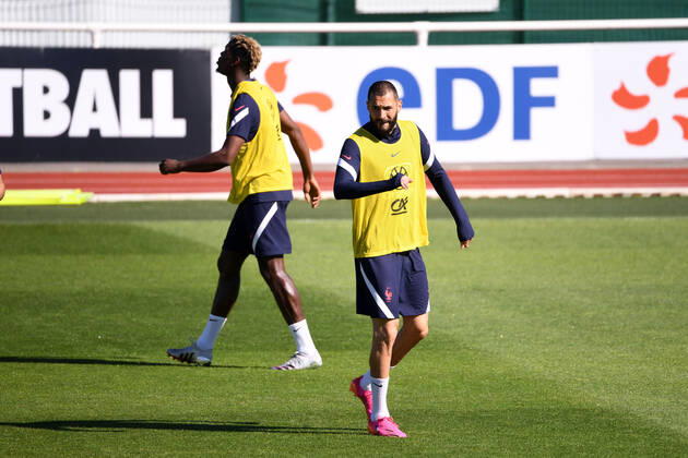 19 KARIM BENZEMA (FRA) FOOTBALL : Equipe de France - Entrainement - UEFA EURO, EM, Europameisterschaft,Fussball 2020 - 31 05 2021 AnthonyBIBARD FEP Panoramic
