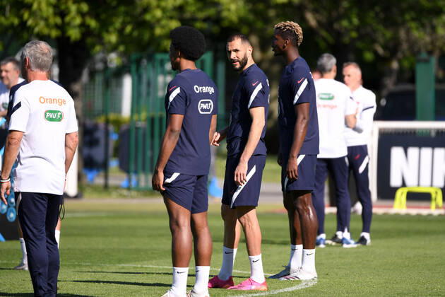19 KARIM BENZEMA (FRA) FOOTBALL : Equipe de France - Entrainement - UEFA EURO, EM, Europameisterschaft,Fussball 2020 - 31 05 2021 AnthonyBIBARD FEP Panoramic