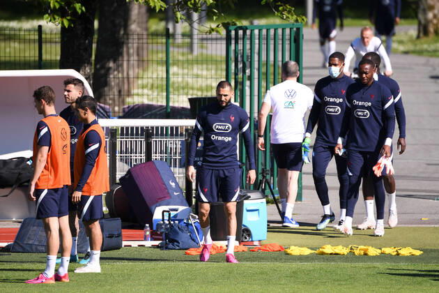 19 KARIM BENZEMA (FRA) FOOTBALL : Equipe de France - Entrainement - UEFA EURO, EM, Europameisterschaft,Fussball 2020 - 31 05 2021 AnthonyBIBARD FEP Panoramic