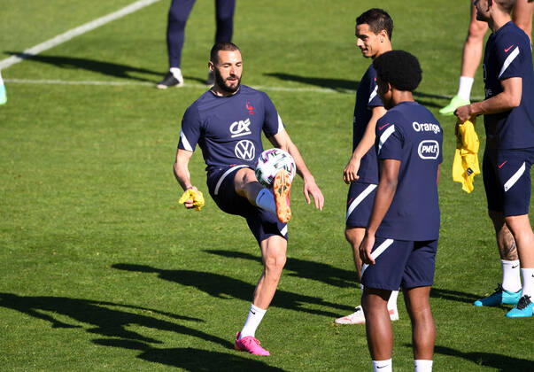 19 KARIM BENZEMA (FRA) FOOTBALL : Equipe de France - Entrainement - UEFA EURO, EM, Europameisterschaft,Fussball 2020 - 31 05 2021 AnthonyBIBARD FEP Panoramic