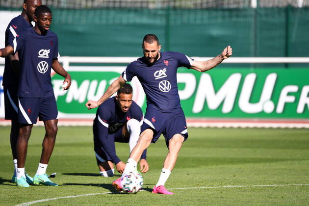 19 KARIM BENZEMA (FRA) FOOTBALL : Equipe de France - Entrainement - UEFA EURO, EM, Europameisterschaft,Fussball 2020 - 31 05 2021 AnthonyBIBARD FEP Panoramic