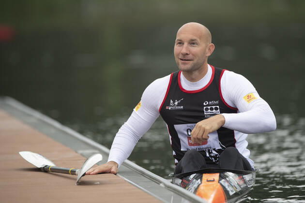 Ronald RAUHE (KC Potsdam) Kanu K1 der Herren, Aktion, Die Finals 2021 in den Disziplinen Kanu, SUP, Kanupolo vom 03.06.-06.06.2021 in Duisburg,