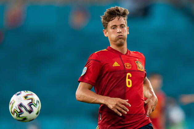 210614 Marcos Llorente of Spain during the UEFA EURO, EM, Europameisterschaft,Fussball 2020 Football Championship match between Spain and Sweden on June 14, 2021 in Seville. Photo: Joel Marklund BILDBYRAN kod JM JM0138 bbeng fotboll football soccer fotball fotbolls-em europamästerskap em uefa euro uefa european football championship euro 2020 sverige sverige a Sweden spain spanien sevilla Copyright: JOELxMARKLUND BB210614JM260