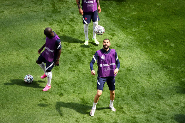 19 KARIM BENZEMA (FRA) FOOTBALL : Equipe de France - Entrainement - UEFA EURO, EM, Europameisterschaft,Fussball 2020 - 18 06 2021 AnthonyBIBARD FEP Panoramic