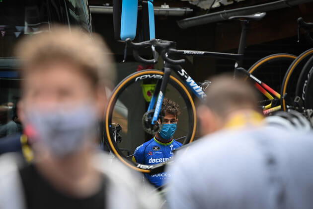 British Mark Cavendish of Deceuninck - Quick-Step pictured during the first rest day during the 108th edition of the Tour de France cycling race, 144,9km from Cluses to Tignes, France, Monday 05 July 2021. This year s Tour de France takes place from 26 June to 18 July 2021. DAVIDxSTOCKMAN x3027448x
