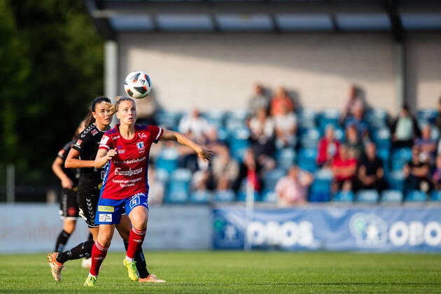 210707 Vittsjös Julia Tunturi under fotbollsmatchen i Damallsvenskan mellan Vittsjö och Kristianstad den 7 juli 2021 i Vittsjö. Copyright: MATHILDAxAHLBERG BB210707BB781