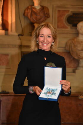 Michaela Gerg Verleihung des Bayerischen Verdienstorden 2021 Ehrung, Auszeichnung Antiquarium Residenz München 08. Juli 2021