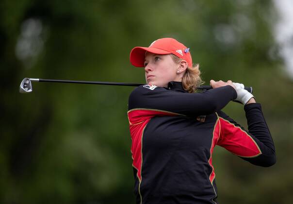 Mandatory Credit: Photo by Abbie Parr Shutterstock (9933810b) Paula Kirner of Germany competes in the Golf Individual Stroke Play Finals. Youth Olympic Games, Olympische Spiele, Olympia, OS Buenos Aires, Argentina - 16 Oct 2018 Youth Olympic Games, Buenos Aires, Argentina - 16 Oct 2018  Copyright: xAbbiexParr Shutterstockx 9933810b