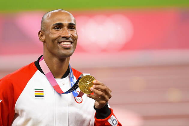 Damian Warner (can) - Medaille d or Decathlon ATHLETISME : Jeux Olympiques - Tokyo 2020 - 06 08 2021 JBAutissier Panoramic 