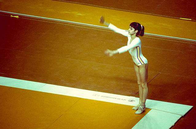 Gymnastics Nadia Comanici Nadia Comaneci (ROM) performs at the 1976 Olympic Summer Games, Montreal, Canada Montreal Quebec Canada Copyright: xStevenxExxSutton DUOMO PCNx GY0102_071426