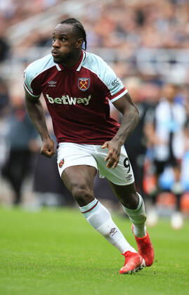 Football - Premier League - Newcastle United v West Ham United 15th August 2021 - Premier League - Newcastle United v West Ham United - Michail Antonio of West Ham United - Photo: Simon Stacpoole Offside. Newcastle-upon-Tyne UK Copyright: xSimonxStacpoolexOffside