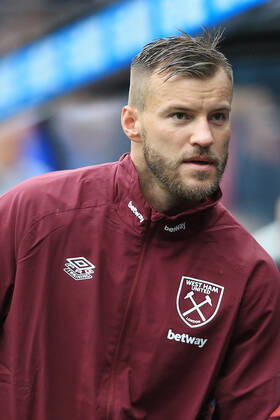 Football - Premier League - Newcastle United v West Ham United 15th August 2021 - Premier League - Newcastle United v West Ham United - Andriy Yarmolenko of West Ham United - Photo: Simon Stacpoole Offside. Newcastle-upon-Tyne UK Copyright: xSimonxStacpoolexOffside