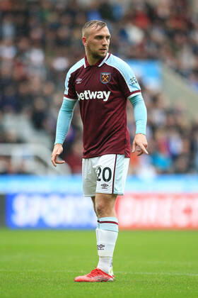 Football - Premier League - Newcastle United v West Ham United 15th August 2021 - Premier League - Newcastle United v West Ham United - Jarrod Bowen of West Ham United - Photo: Simon Stacpoole Offside. Newcastle-upon-Tyne UK Copyright: xSimonxStacpoolexOffside