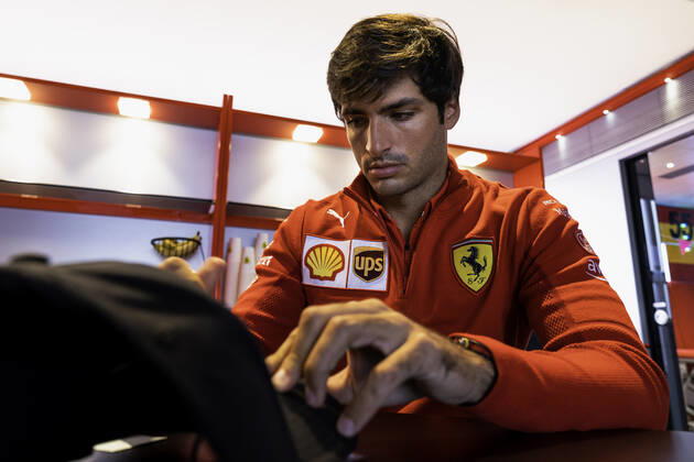 F1 Grand Prix of the Netherlands 55 Carlos Sainz (ESP, Scuderia Ferrari Mission Winnow), F1 Grand Prix of the Netherlands at Circuit Zandvoort on September 2, 2021 in Zandvoort, Netherlands. (Photo by COLOMBO IMAGES FIA Pool via HOCH ZWEI) Zandvoort Netherlands Poolfoto HOCH ZWEI Pool COLOMBO IMAGES ,EDITORIAL USE ONLY