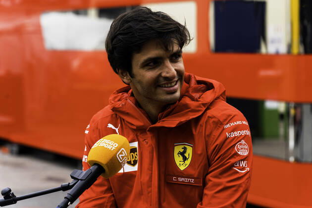 F1 Grand Prix of the Netherlands 55 Carlos Sainz (ESP, Scuderia Ferrari Mission Winnow), F1 Grand Prix of the Netherlands at Circuit Zandvoort on September 2, 2021 in Zandvoort, Netherlands. (Photo by COLOMBO IMAGES FIA Pool via HOCH ZWEI) Zandvoort Netherlands Poolfoto HOCH ZWEI Pool COLOMBO IMAGES ,EDITORIAL USE ONLY