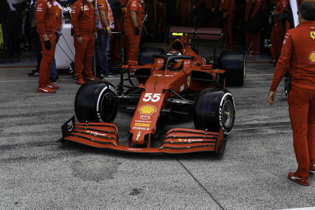 F1 Grand Prix of the Netherlands 55 Carlos Sainz (ESP, Scuderia Ferrari Mission Winnow), F1 Grand Prix of the Netherlands at Circuit Zandvoort on September 3, 2021 in Zandvoort, Netherlands. (Photo by COLOMBO IMAGES FIA Pool via HOCH ZWEI) Zandvoort Netherlands Poolfoto HOCH ZWEI Pool COLOMBO IMAGES ,EDITORIAL USE ONLY