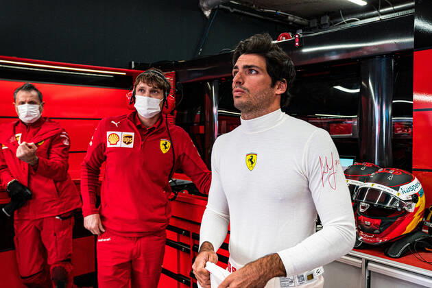 F1 Grand Prix of the Netherlands 55 Carlos Sainz (ESP, Scuderia Ferrari Mission Winnow), F1 Grand Prix of the Netherlands at Circuit Zandvoort on September 4, 2021 in Zandvoort, Netherlands. (Photo by COLOMBO IMAGES FIA Pool via HOCH ZWEI) Zandvoort Netherlands Poolfoto HOCH ZWEI Pool COLOMBO IMAGES ,EDITORIAL USE ONLY