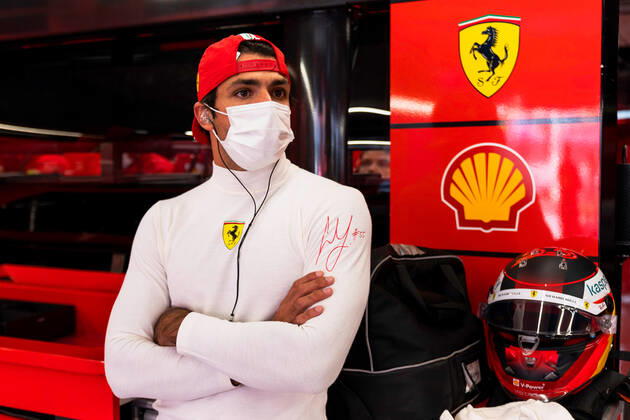 F1 Grand Prix of the Netherlands 55 Carlos Sainz (ESP, Scuderia Ferrari Mission Winnow), F1 Grand Prix of the Netherlands at Circuit Zandvoort on September 2, 2021 in Zandvoort, Netherlands. (Photo by COLOMBO IMAGES FIA Pool via HOCH ZWEI) Zandvoort Netherlands Poolfoto HOCH ZWEI Pool COLOMBO IMAGES ,EDITORIAL USE ONLY