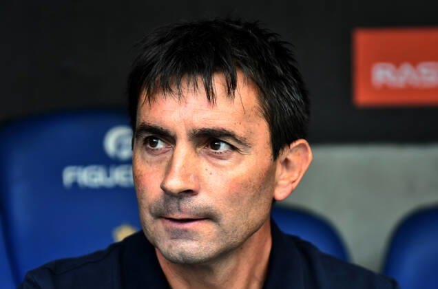 FC Barcelona, Barca v Real Madrid CF. La Liga date 36, Camp Nou stadium, Barcelona, Spain - 06 May 2018 Leganes manager Asier Garitano. Copyright: xBaguxBlancox Ref_BB201700651