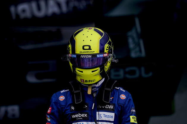 September 26, 2021, Sochi, Russia: LANDO NORRIS of Great Britain and McLaren F1 Team is seen after the 2021 FIA Formula 1 Russian Grand Prix at Sochi Autodrom in Sochi, Russia. Sochi Russia - ZUMAg147 20210926_zap_g147_001 Copyright: xJamesxGasperottix