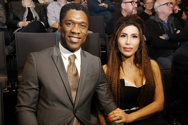 Clarence Seedorf+Frau Sophia Fußball Gala Deutscher Fußball-Kulturpreis 2021 Nürnberg Copyright: xZichyx Eibner-Pressefotox EP_rzy