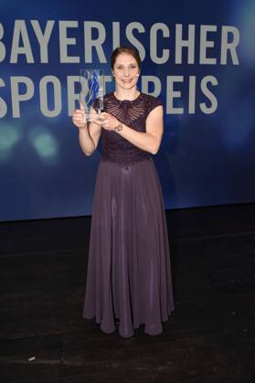 Tina Herrmann bei der 20. Verleihung des Bayerischen Sportpreises 2021 in der BMW-Welt München. München, 06.11.2021