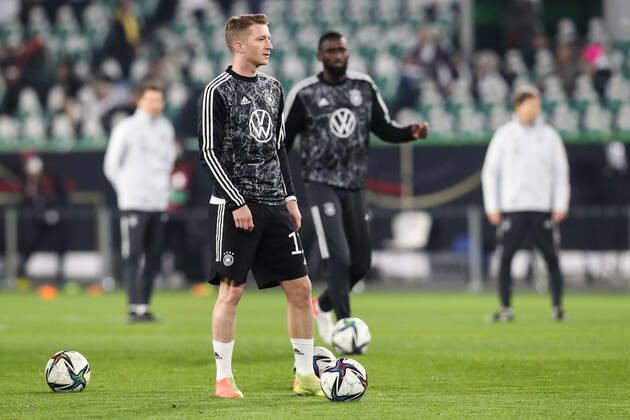 Marco Reus (Deutschland) - WM-Qualifikation Deutschland vs. Lichtenstein in der Volkswagen Arena in Wolfsburg - Fußball,Mann,Männer,Deutschland,11.11.2021