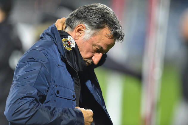 Chrsitophe Galtier (entraineur nice) FOOTBALL : Clermont Foot 63 vs OGC Nice - Ligue 1 Uber Eats - 21 11 2021 FredericChambert Panoramic