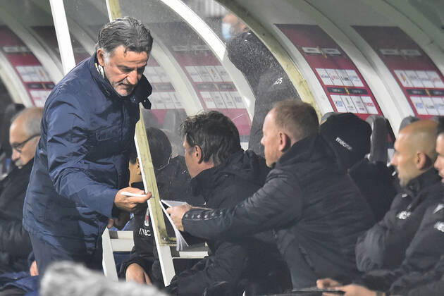 Christophe Galtier (entraineur nice) FOOTBALL : Clermont Foot 63 vs OGC Nice - Ligue 1 Uber Eats - 21 11 2021 FredericChambert Panoramic