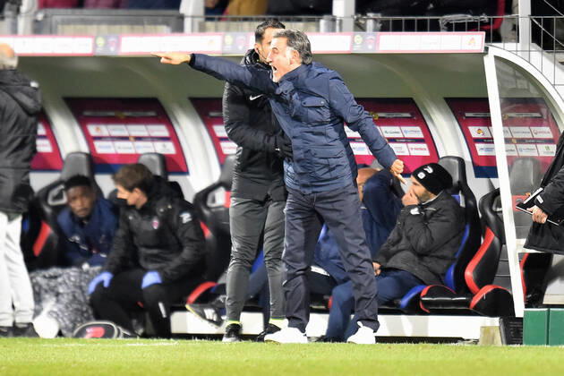 Christophe Galtier (entraineur nice) FOOTBALL : Clermont Foot 63 vs OGC Nice - Ligue 1 Uber Eats - 21 11 2021 FredericChambert Panoramic
