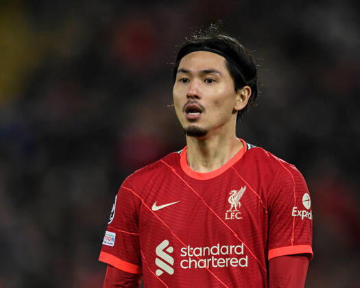 UEFA Champions League Liverpool v FC Porto Takumi Minamino 18 of Liverpool in action during the game Liverpool Anfield Merseyside United Kingdom Copyright: xSimonxWhitehead NewsxImagesx