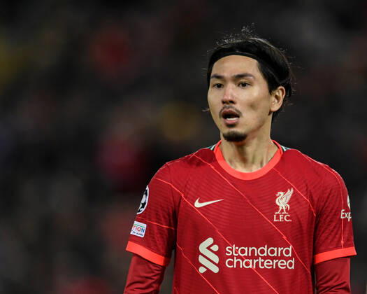 UEFA Champions League Liverpool v FC Porto Takumi Minamino 18 of Liverpool in action during the game Liverpool Anfield Merseyside United Kingdom Copyright: xSimonxWhitehead NewsxImagesx