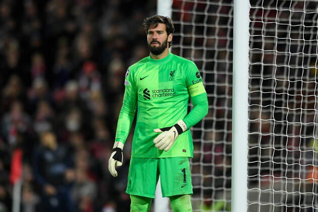 UEFA Champions League Liverpool v FC Porto Alisson Becker 1 of Liverpool in action during the game Liverpool Anfield Merseyside United Kingdom Copyright: xSimonxWhitehead NewsxImagesx