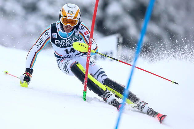 Bilder des Jahres 2022, Sport 01 Januar Sport Themen der Woche KW01 Sport Bilder des Tages Audi FIS Ski World Cup Snow Queen Trophy - Men s Slalom ZAGREB, CROATIA - JANUARY 06: Linus Strasser of Germany during the first run of the Audi FIS Ski World Snow Queen Trophy Men s Salom on January 6, 2022 in Zagreb, Croatia. MatijaxHabljak PIXSELL