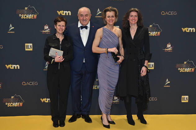 Fußball, Belgien, Golden Shoe Award in Puurs Guests pictured on the red carpet at the arrival for the 68th edition of the Golden Shoe award ceremony, Wednesday 12 January 2022, in Puurs. The Golden Shoe (Gouden Schoen Soulier d Or) is an award for the best soccer player of the Belgian Jupiler Pro League championship during the calender year 2019. DIRKxWAEM  x06898566x
