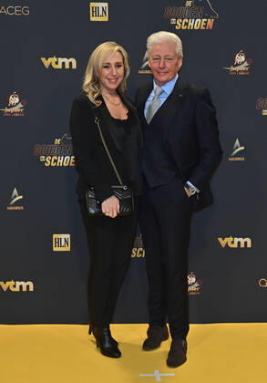 Fußball, Belgien, Golden Shoe Award in Puurs Guests pictured on the red carpet at the arrival for the 68th edition of the Golden Shoe award ceremony, Wednesday 12 January 2022, in Puurs. The Golden Shoe (Gouden Schoen Soulier d Or) is an award for the best soccer player of the Belgian Jupiler Pro League championship during the calender year 2019. DIRKxWAEM  x3172434x
