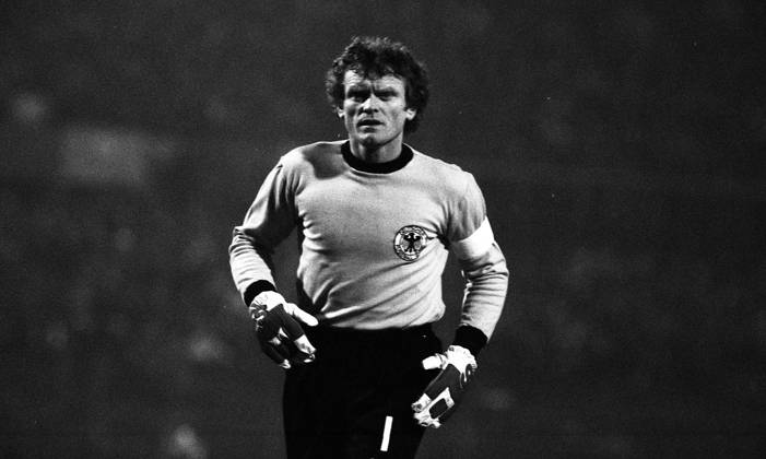 19.02.79 VfB Stuttgart - Deutschland Deutschland, Stuttgart, 19.02.1979, Fussball, Testspiel, VfB Stuttgart - DFB Deutschland: Sepp Maier (Deutschland).