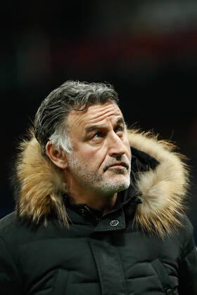 Christophe Galtier - Entraineur (Nice) FOOTBALL : 8e finale de la Coupe de France - PSG vs OGC Nice - 31 01 2022 AurelienMorissard Panoramic