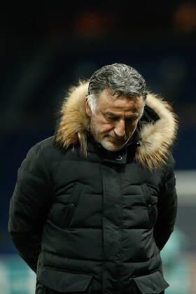 Christophe Galtier - Entraineur (Nice) FOOTBALL : 8e finale de la Coupe de France - PSG vs OGC Nice - 31 01 2022 AurelienMorissard Panoramic