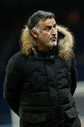 Christophe Galtier - Entraineur (Nice) FOOTBALL : 8e finale de la Coupe de France - PSG vs OGC Nice - 31 01 2022 AurelienMorissard Panoramic