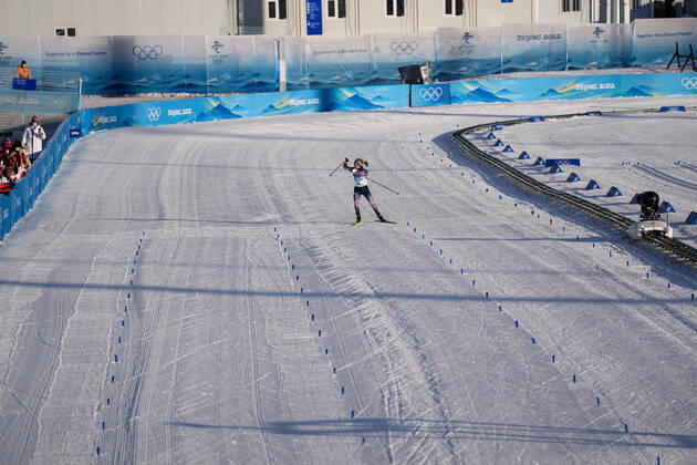 ZHANGJIAKOU, CHINA - FEBRUARY 05: Therese Johaug of Team Norway competes during the Women s Cross Country 7.5km + 7.5km Skiathlon on Day 1 of the Beijing 2022 Winter Olympic Games, Olympische Spiele, Olympia, OS at The National Cross-Country Skiing Centre on February 5, 2022 in Zhangjiakou, Hebei Province of China.  Copyright: xVCGx CFP111367894889 