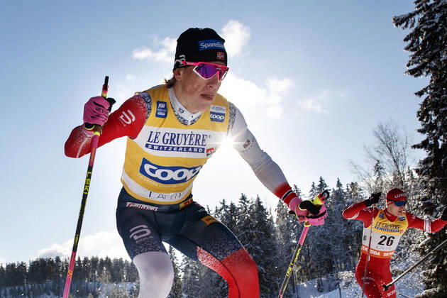 Bilder des Jahres 2022, Sport 02 Februar Sport Themen der Woche KW08 Sport Bilder des Tages Johannes Hoesflot Klaebo of Norway during FIS World Cup Sprint competition at the Ski stadium on 26 February 2022 in Lahti, Finland. (Tomi Hänninen Newspix24)  Copyright: xTomixHänninenx np2426040015917