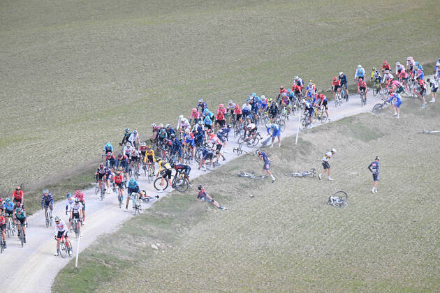 Bilder des Jahres 2022, Sport 03 März Sport Themen der Woche KW09 Sport Bilder des Tages 05-03-2022 Strade Bianche; Lucignano D asso; 